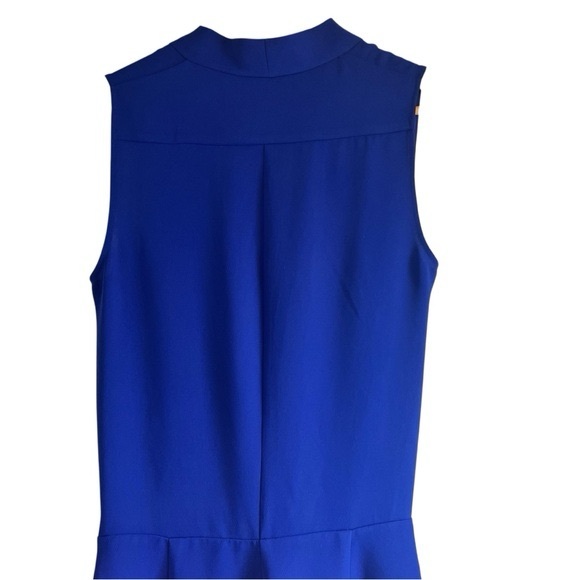 Babaton Phoenix sleeveless wrap mini dress royal blue size 4 excellent condition - Picture 8 of 12